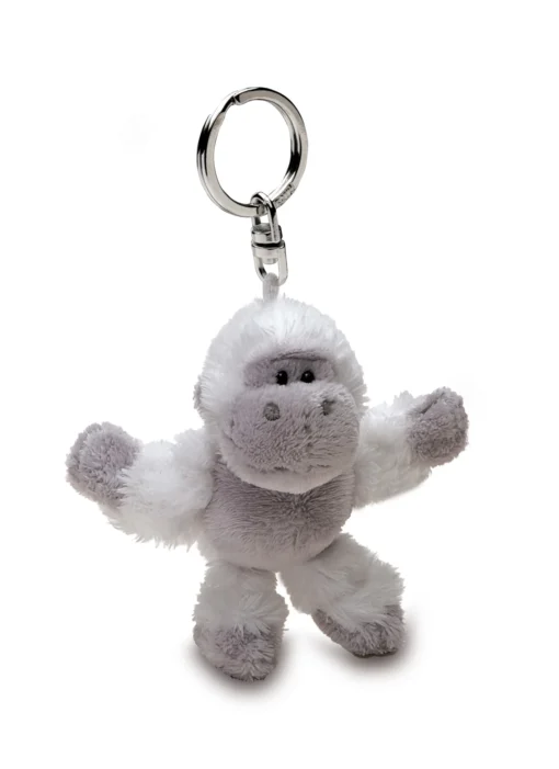 Nici 32403 Schlüsselanhänger Gorilla 10cm White Collection 25 Jahre NICI Plüsch -Kinderspielzeugladen