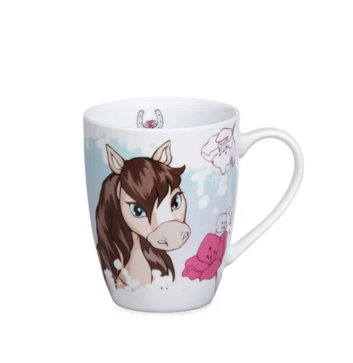 Nici 48915 Tasse Pony Loretta 310ml 10x8cm Mit Banderole Pferd Mystery Hearts -Kinderspielzeugladen